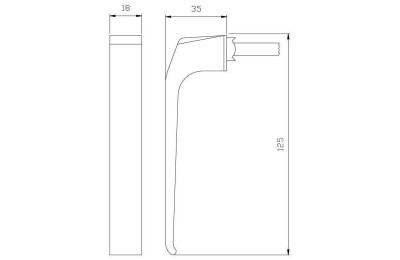 JUEGO MANIVELA ALUMINIO F-140 A/PLATA