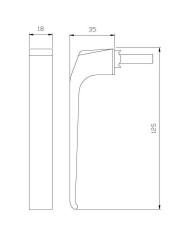 JUEGO MANIVELA ALUMINIO F-140 A/PLATA