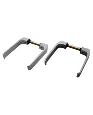 JUEGO MANIVELA ALUMINIO F-137 PLATA