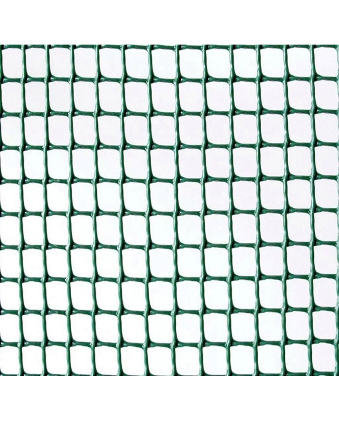 MALLA PLASTICO CUADRANET VERDE  5X5 R/25MTS.