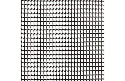 MALLA PLASTICO CUADRANET NEGRA 10X10 R/25MTS.