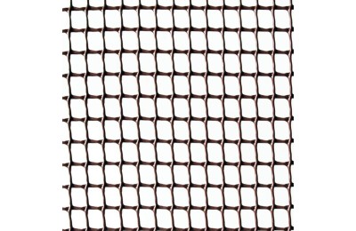 MALLA PLASTICO CUADRANET MARRON 10X10 R/25MTS.