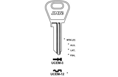 LLAVES EN BRUTO UCEM-12...