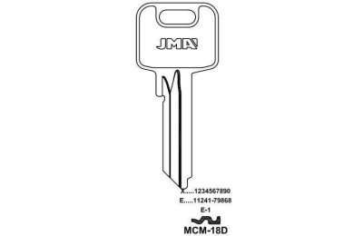 LLAVES EN BRUTO MCM-18D   GRUPO A