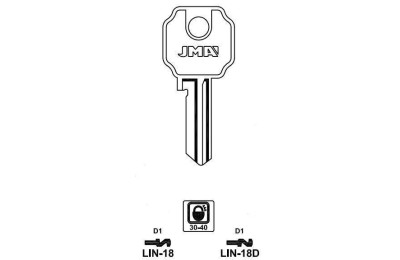 LLAVES EN BRUTO LIN-18D   GRUPO B