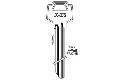 LLAVES EN BRUTO FAC-1D    GRUPO LARGO ESPECIAL