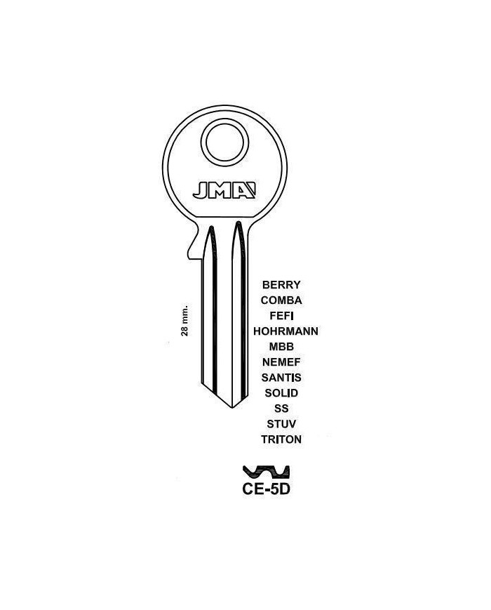 LLAVES EN BRUTO CE-5D     GRUPO C