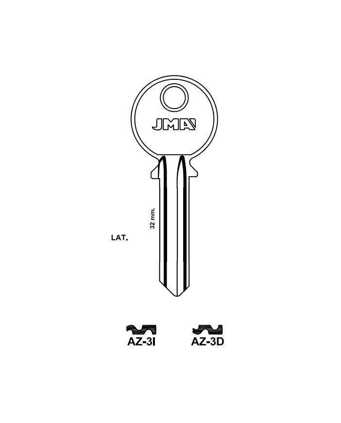 LLAVES EN BRUTO AZ-3D     GRUPO B