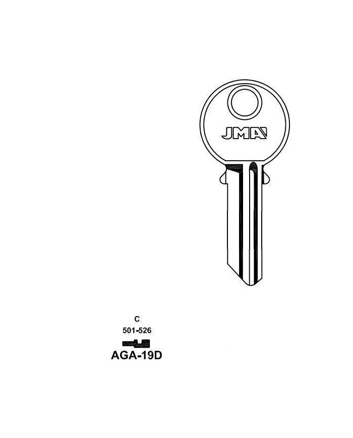 LLAVES EN BRUTO AGA-19D   GRUPO B