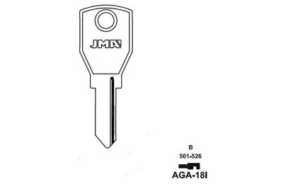 LLAVES EN BRUTO AGA-18I   GRUPO B