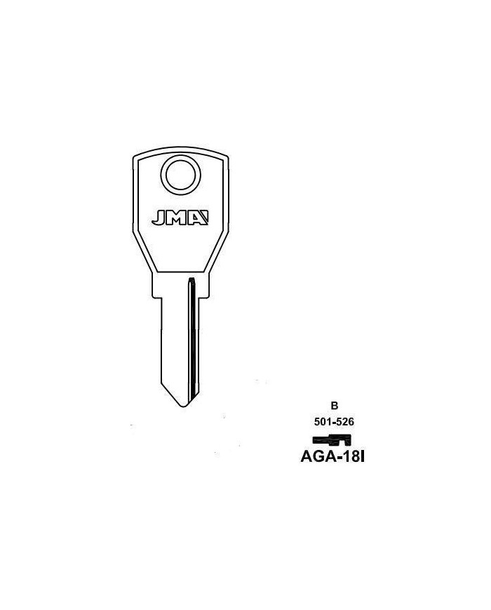 LLAVES EN BRUTO AGA-18I   GRUPO B