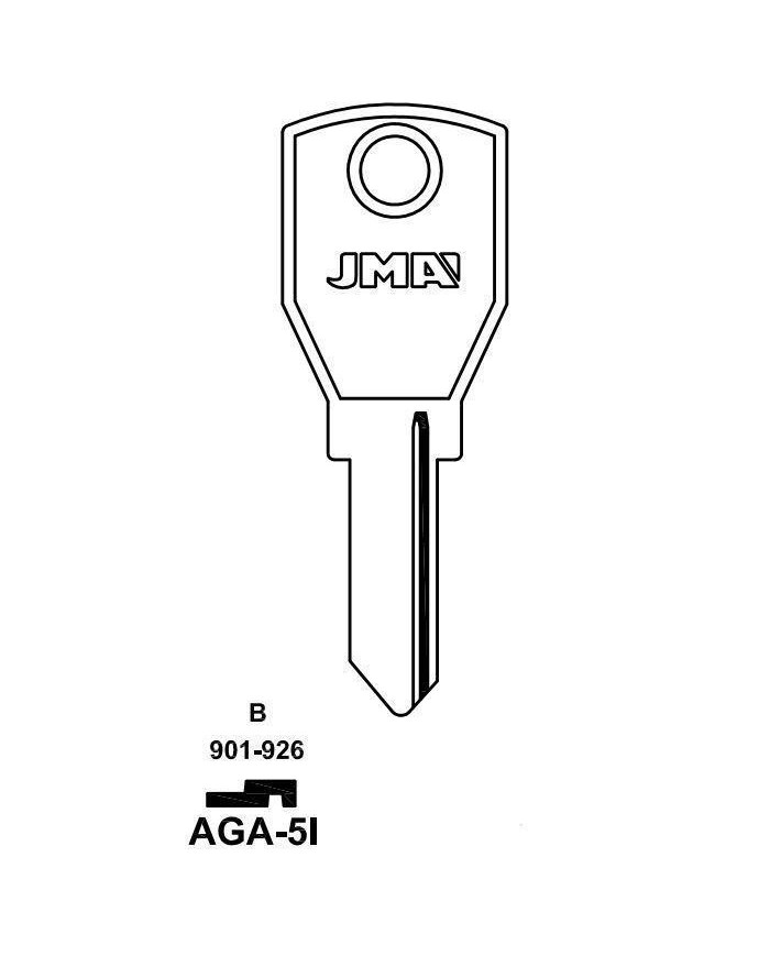 LLAVES EN BRUTO AGA-5I    GRUPO B
