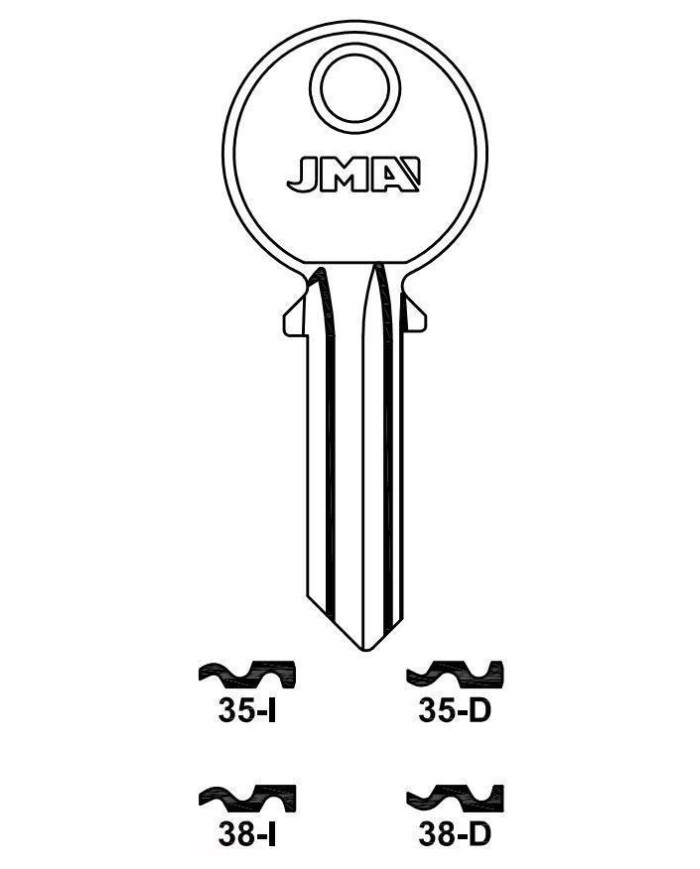 LLAVES EN BRUTO 38-D      GRUPO C