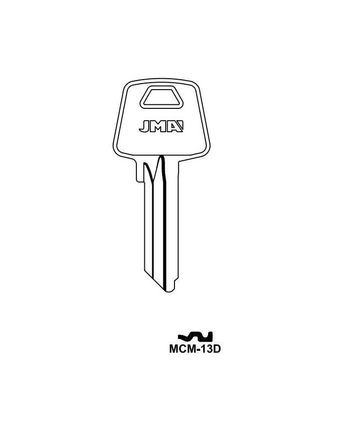 LLAVES EN BRUTO ALUMINIO  MCM-13D