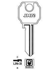 LLAVES EN BRUTO  ALUMINIO  LIN- 3D