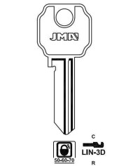 LLAVES EN BRUTO  ALUMINIO  LIN- 3D