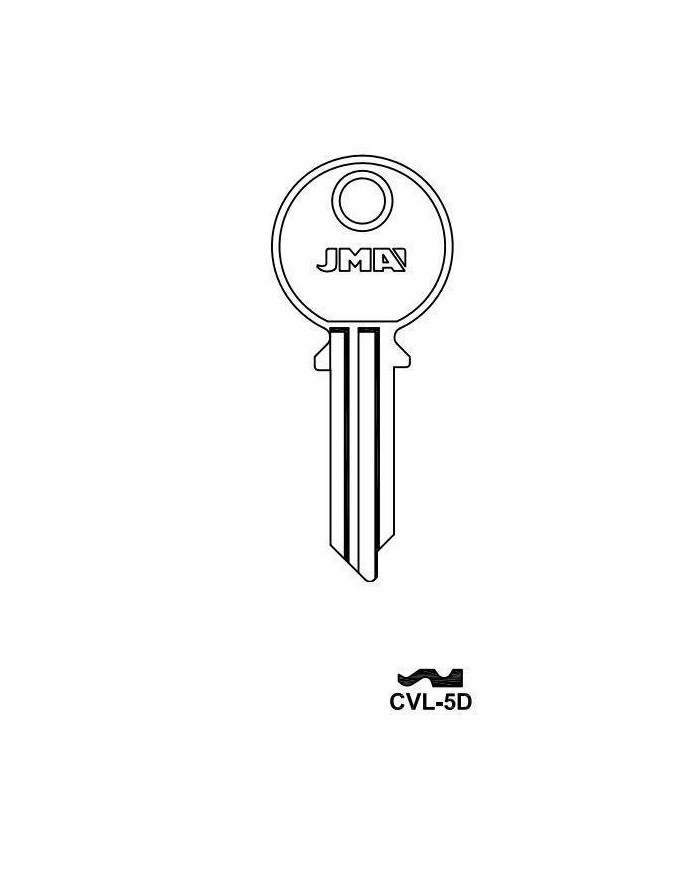 LLAVES EN BRUTO  ALUMINIO  CVL-5D