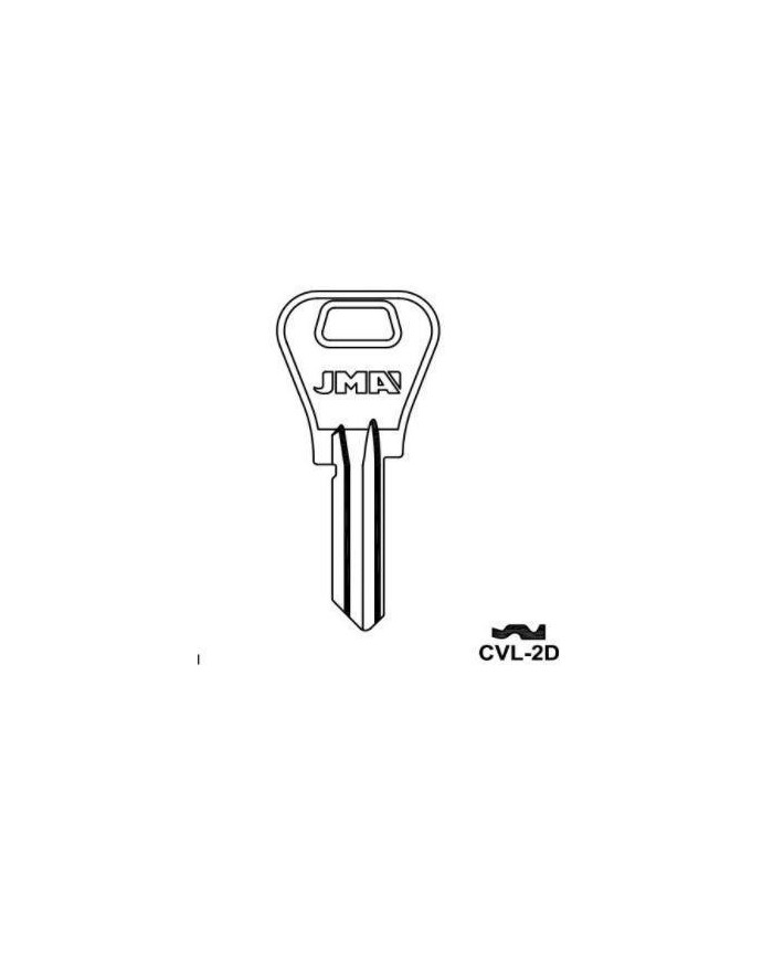 LLAVES EN BRUTO  ALUMINIO  CVL-2D