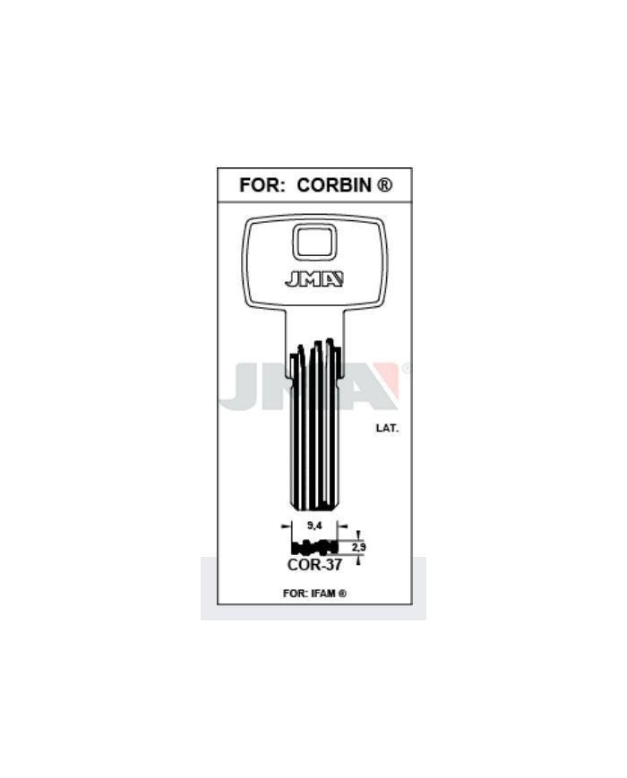 LLAVES BRUTO SEGURIDAD COR-37    LATON