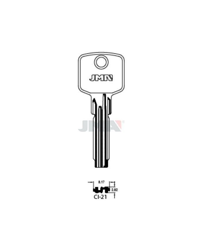 LLAVES BRUTO SEGURIDAD CI-21     LATON