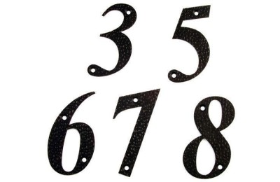 NUMERO 2 FORJA NEGRO AMIG 10CMS.