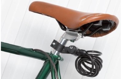 CABLE CANDADO ESPIRAL LUMA 150X0,8CMS.