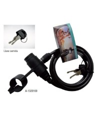 CABLE CANDADO ESPIRAL IFAM 180X1,2CMS.