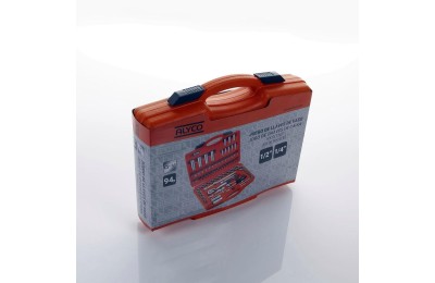 MALETIN LLAVE VASO 1/2-1/4 ALYCO 94PZS. 72 D