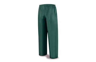 IMPERMEABLE PANTALON PVC-NYLON VERDE T-XL