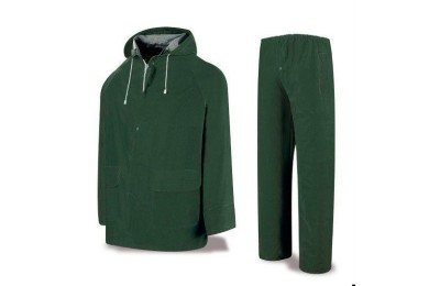 IMPERMEABLE CHAQUETA-PANTALON PVC-NYLON T-XXL