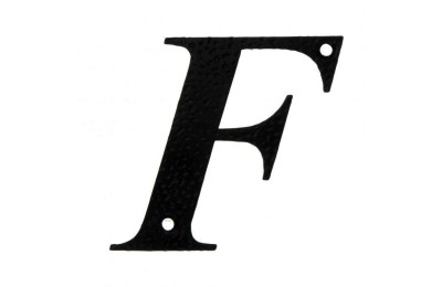 LETRA F FORJA NEGRO AMIG...