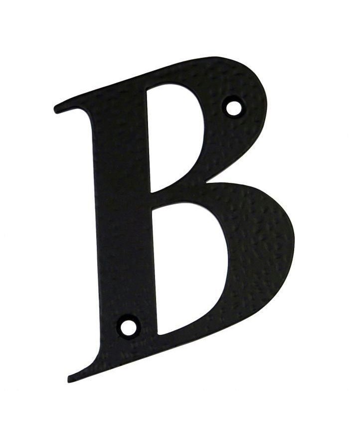 LETRA B FORJA NEGRO AMIG 10CMS.