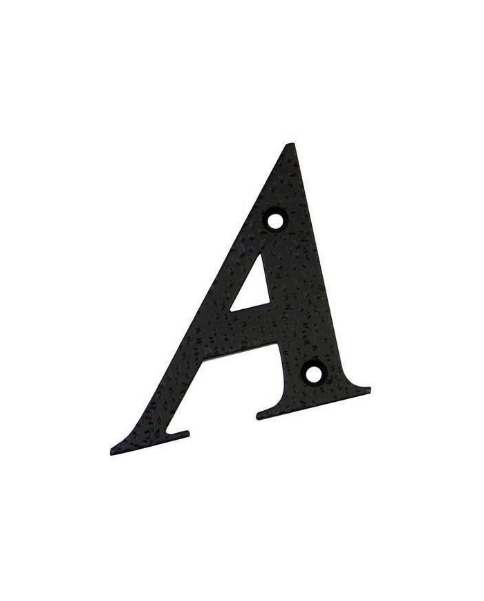 LETRA A FORJA NEGRO AMIG 10CMS.