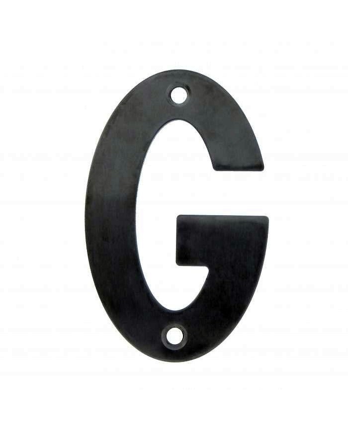 LETRA G ACERO INOXIDABLE AMIG 10CMS.