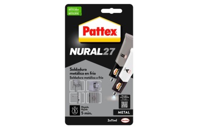 PEGAMENTO PATTEX NURAL 27  22ML SOLDADURA EN FRIO 5M