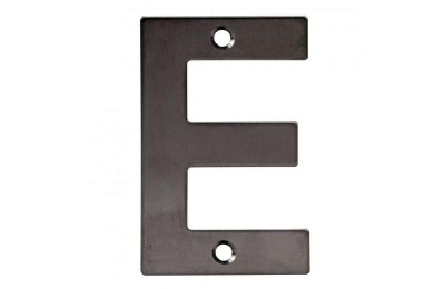 LETRA E ACERO INOXIDABLE AMIG 10CMS.