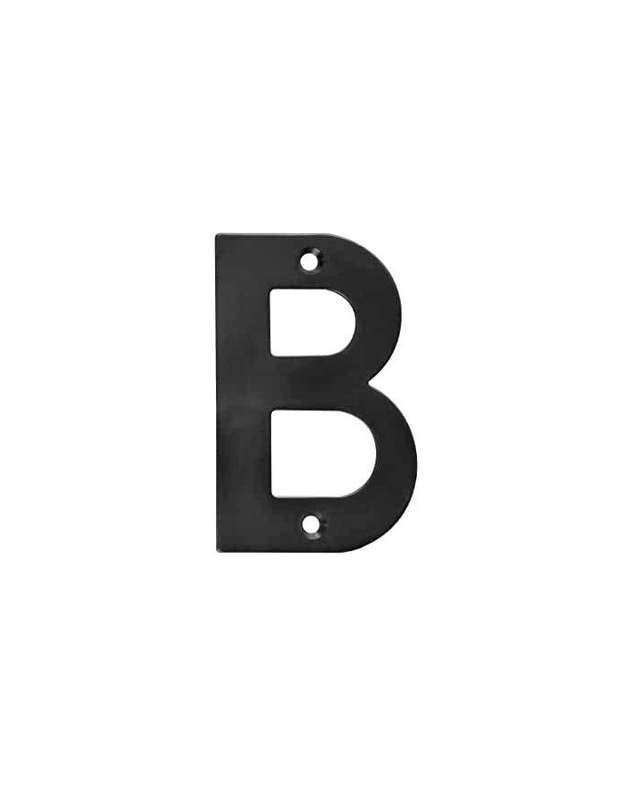 LETRA B ACERO INOXIDABLE AMIG 10CMS.