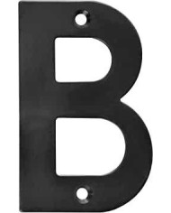 LETRA B ACERO INOXIDABLE AMIG 10CMS.