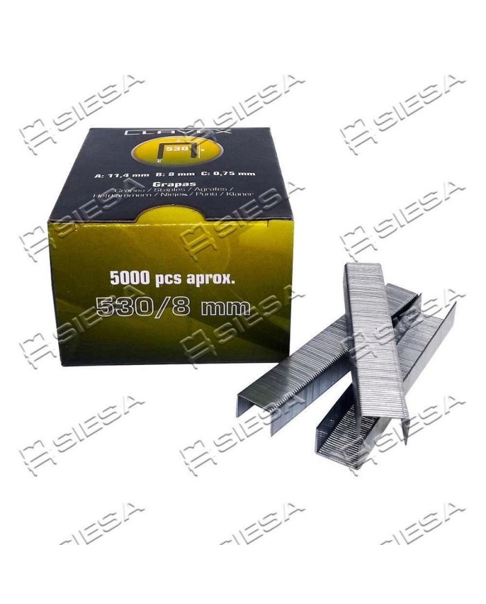 GRAPAS MODELO 530- 4 MM. (CAJA 1000 UDS.)
