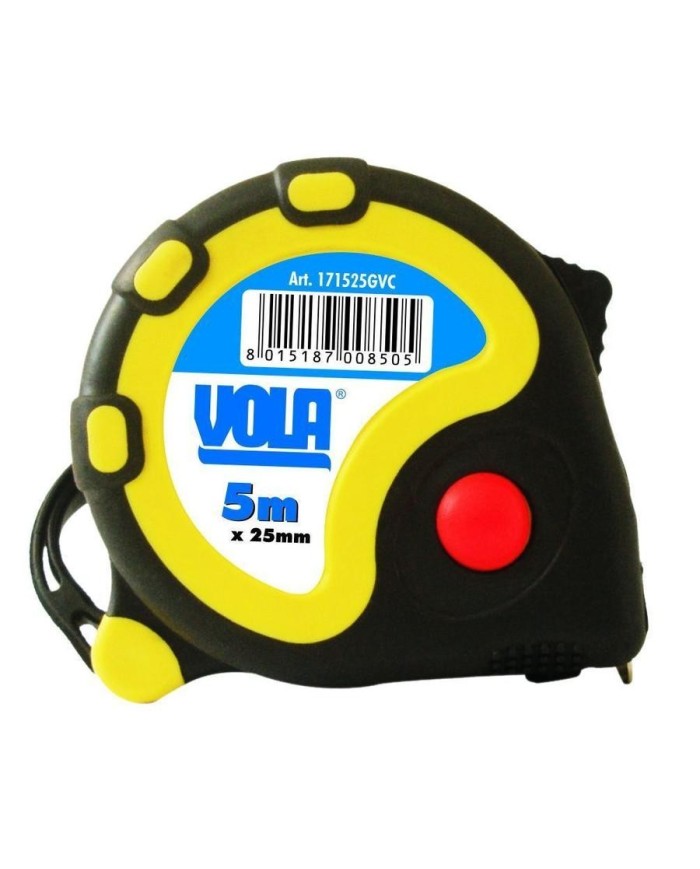 FLEXOMETRO BIMATERIAL VOLA 8MTS. 25MM.