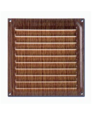 REJILLA GAS B73015D C/MOSQUITERA 15X15CMS. LACADO BLANCO BRINOX