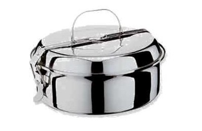 FIAMBRERA ILSA INOXIDABLE 20 CMS. 2 PLATOS