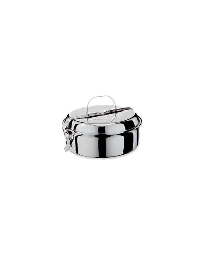 FIAMBRERA ILSA INOXIDABLE 20 CMS. 2 PLATOS