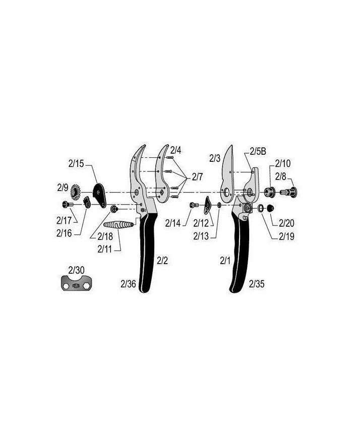 TIJERA PODA FELCO  2 11510001
