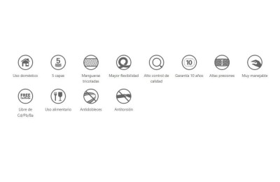 MANGUERA AZUL SKYHOSE 15MM. R/25MTS.