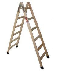 ESCALERA MADERA PLANO  4 PELDAÑOS