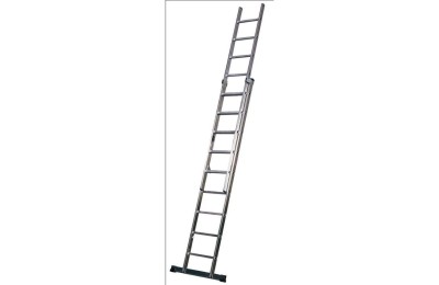 ESCALERA ROLSER ALUMINIO   9 PELDAÑOS 2 TRAMOS 5,65