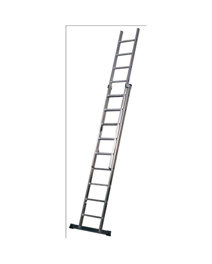 ESCALERA ROLSER ALUMINIO   9 PELDAÑOS 2 TRAMOS 5,65