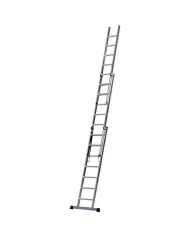 ESCALERA ROLSER ALUMINIO   7 PELDAÑOS 2 TRAMOS 4,54