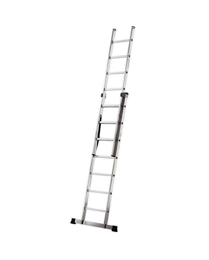 ESCALERA ROLSER ALUMINIO   7 PELDAÑOS 2 TRAMOS 4,54